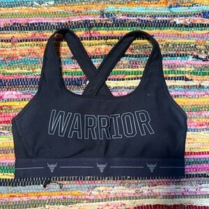 under armour warrior bra project rock size small